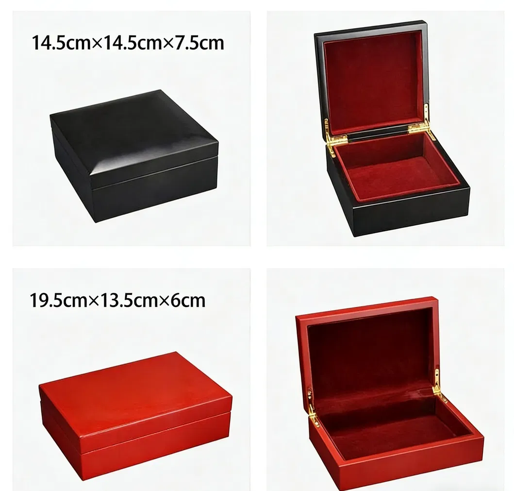 Elegant Wooden Gift Boxes for Jewelry, Watches, and Wine