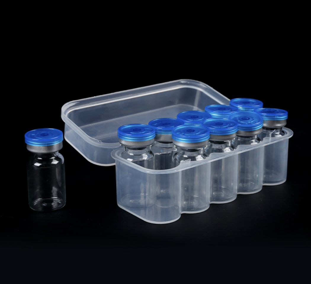Plastic Vial Storage Box Recycled Materials for Laboratory Research Cosmetic Samples Pharmaceutical Packaging packaging plastic box peptide case