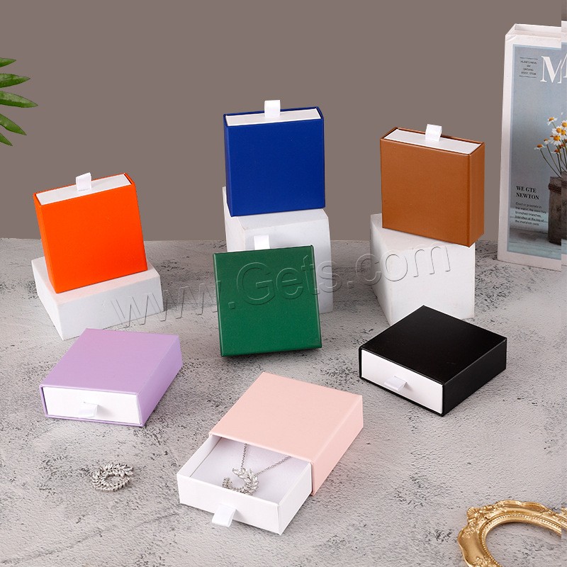 Drawer Jewelry Box Gift Box Paper Dustproof Jewelry Packaging