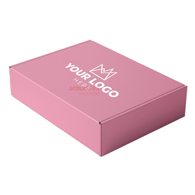 High Quality Black Corrugated Shipping Box Customised Foldable for E-commerce UV Coating Recycled Materials for Socks Fur Gifts