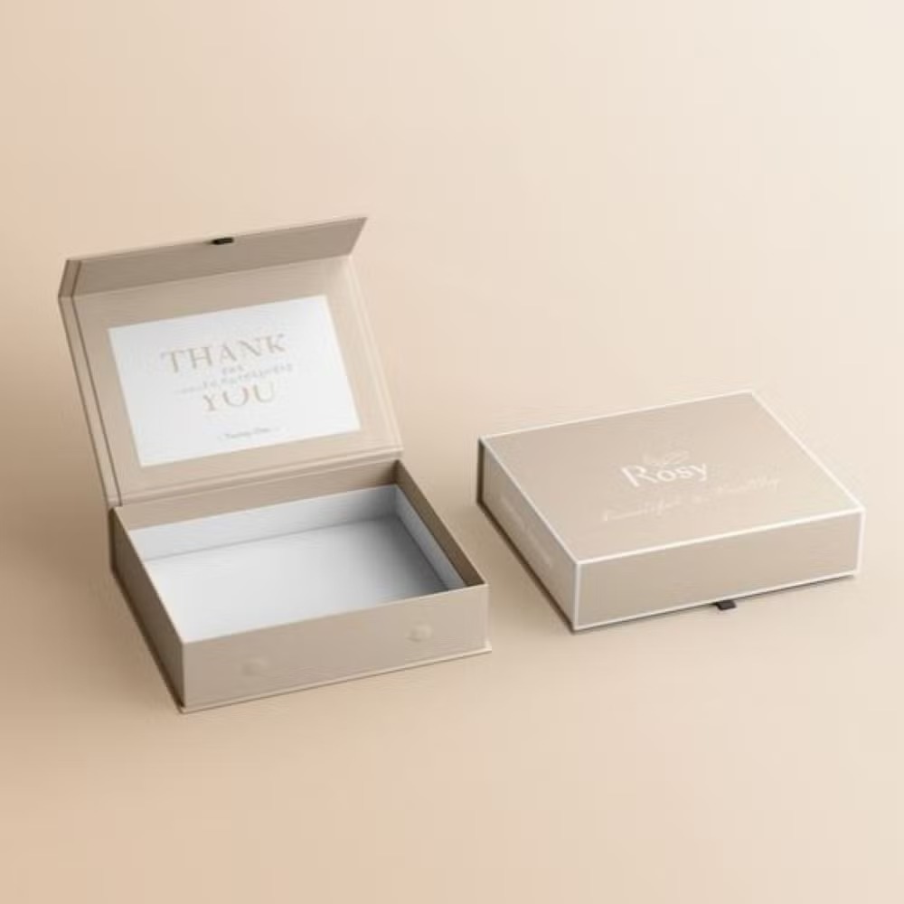 Custom Luxury Logo Folder Magnetic Paper Packaging Box for Wedding Favors Gift Jewelry