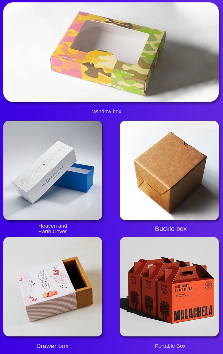Custom Corrugated Folding Carton Packaging Box for Candle Recyclable UV Coating Handle Color Printing