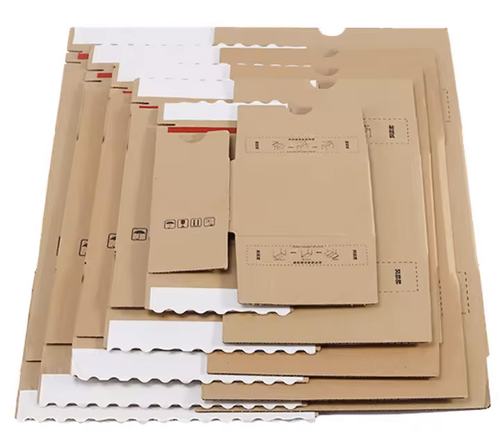 Premium Stylish Pink Custom Printed Foldable Tear-off Corrugated Paper Lid Box For Food Gift Packaging