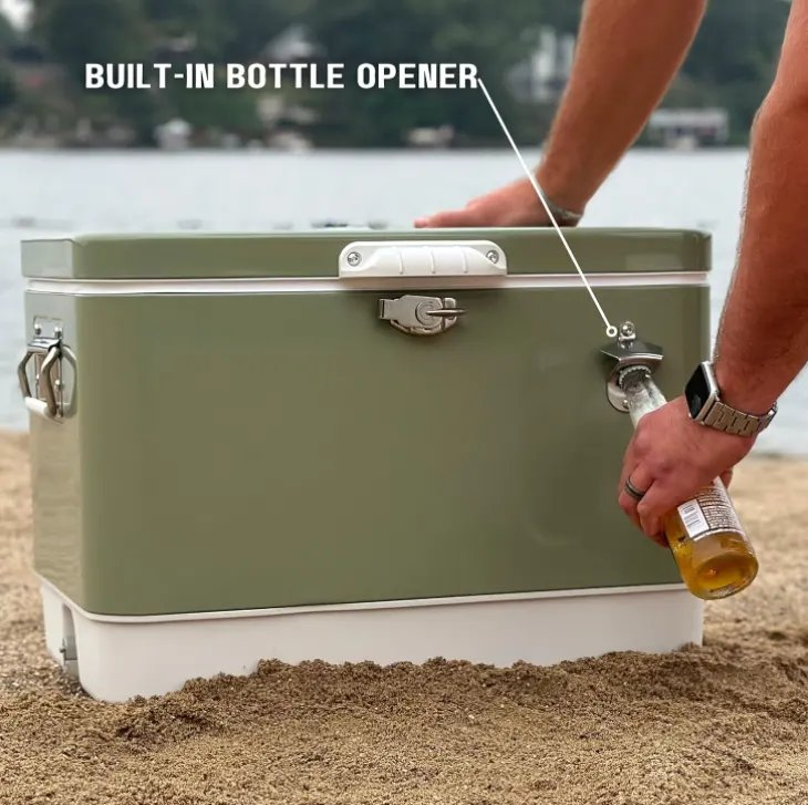 20L Cooler Box Cooler Bag Ice Metal Box Rolling Chiller Promotional Gift Wine and Beverage Coolers for Malt Shovel Mash Matilda Bay