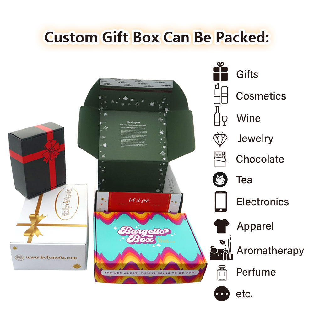 OEM Manufacturer Custom Printed Color Cardboard Postal Box Paper Packaging Corrugated Mailer Shipping Box For Garment