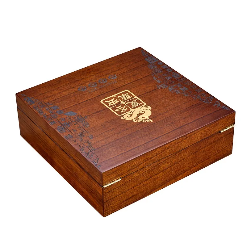 Luxury Box Leather Carrying Case Wine Wood Wine Gift Box