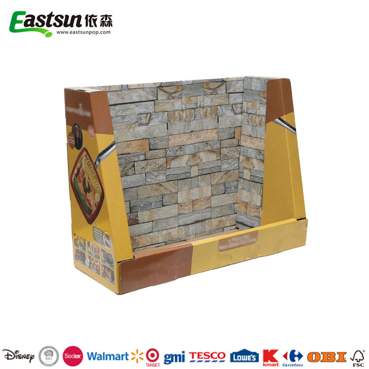Customized Recyclable Corrugated PDQ Display Box Premium Paper Boxes for Product Presentation