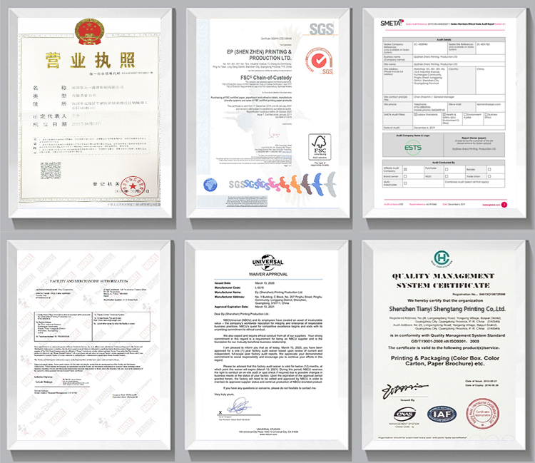 Certifications Display