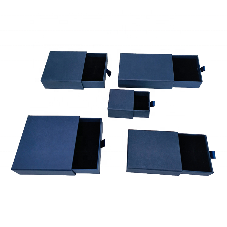 Custom Cardboard Drawer Jewelry Paper Packaging Gift Box Necklace Earring Bracelet Ring Gift Boxes
