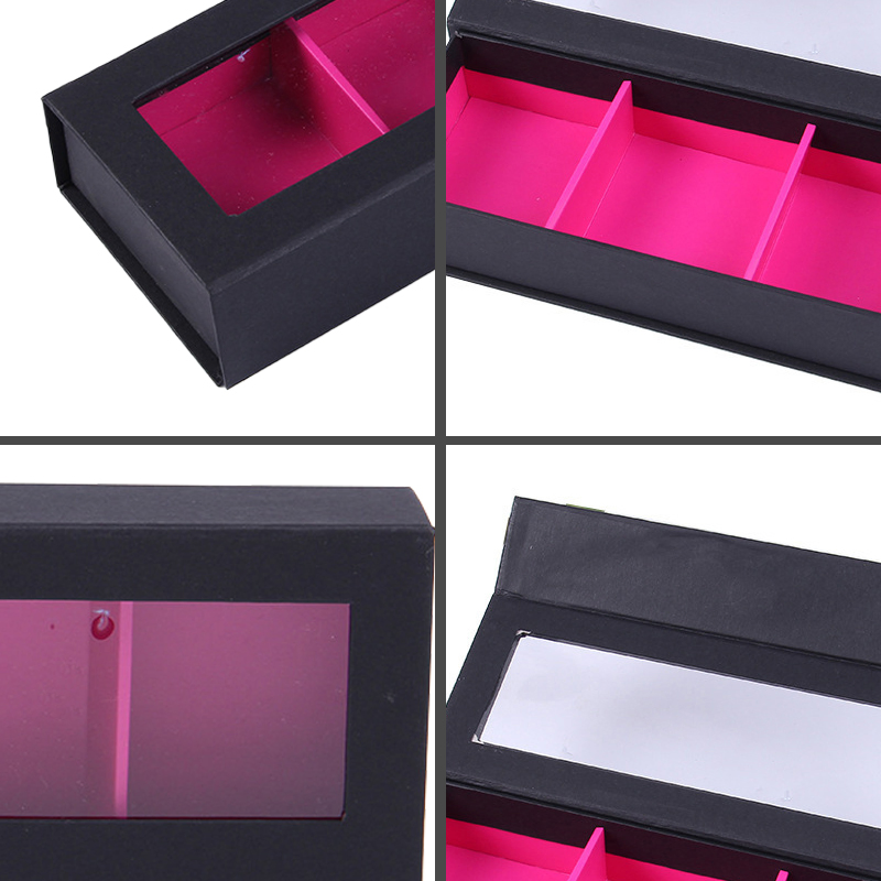 Luxury Magnetic Ring Transparent Flower Rose Cake PVC Bag Wedding Blind Valentine's Day Chocolate Birthday Party Jewelry Packaging Gift Makeup Perfume Box