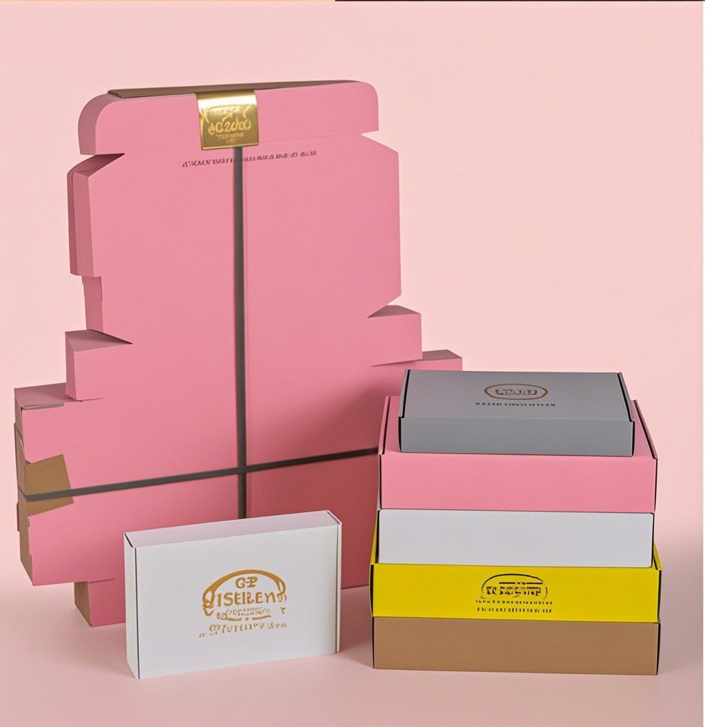 Embossed Corrugated Mailer Box Elegant Mailing Box For High-End Brands