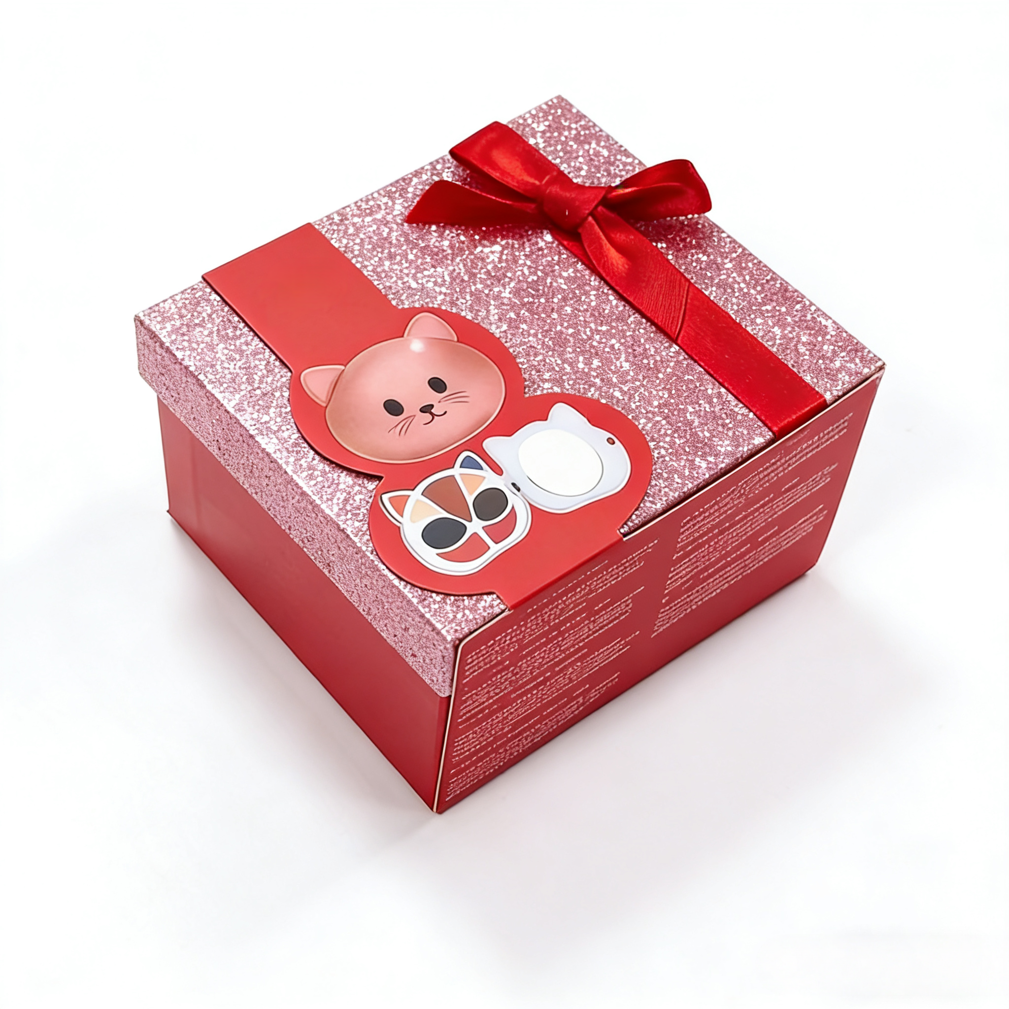 Custom Business Holiday Gift Box with Recycled Materials Embossing Sponge Lining-Light Luxury Rigid Paper Packaging