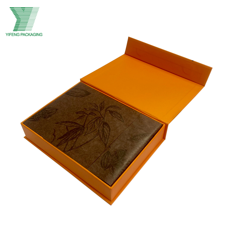 Wholesale Custom Logo Protein Balls Sweets Candy Packing Box Magnetic Closure Flip Chocolate Box With Tissue