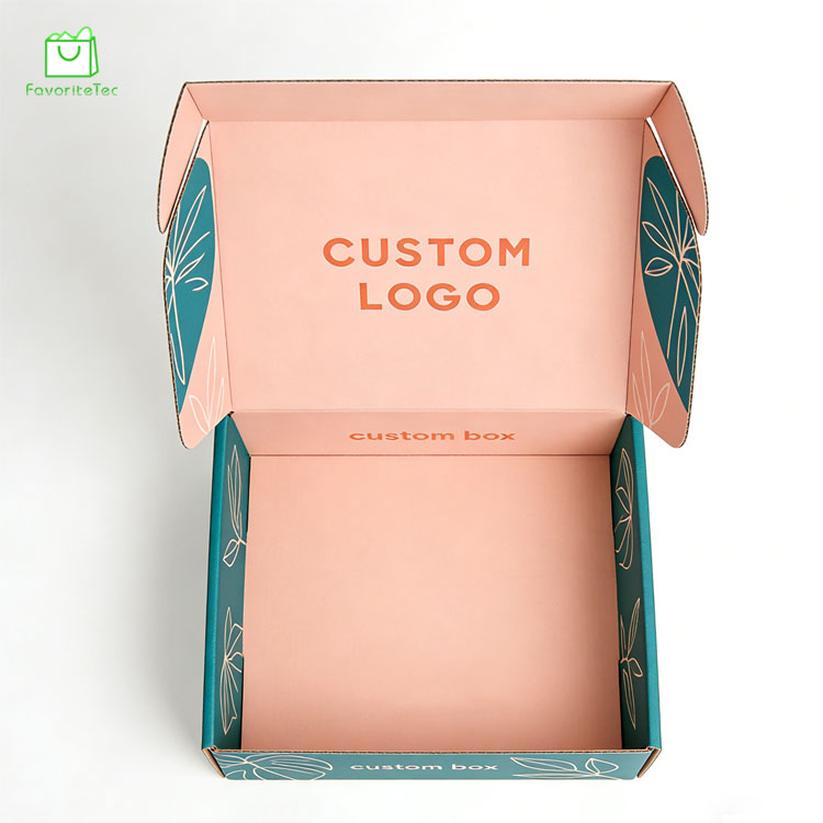 Custom Printed Waterproof Embossed Mailer Box with Sponge Lining and Logo for Cosmetic Gift Packaging