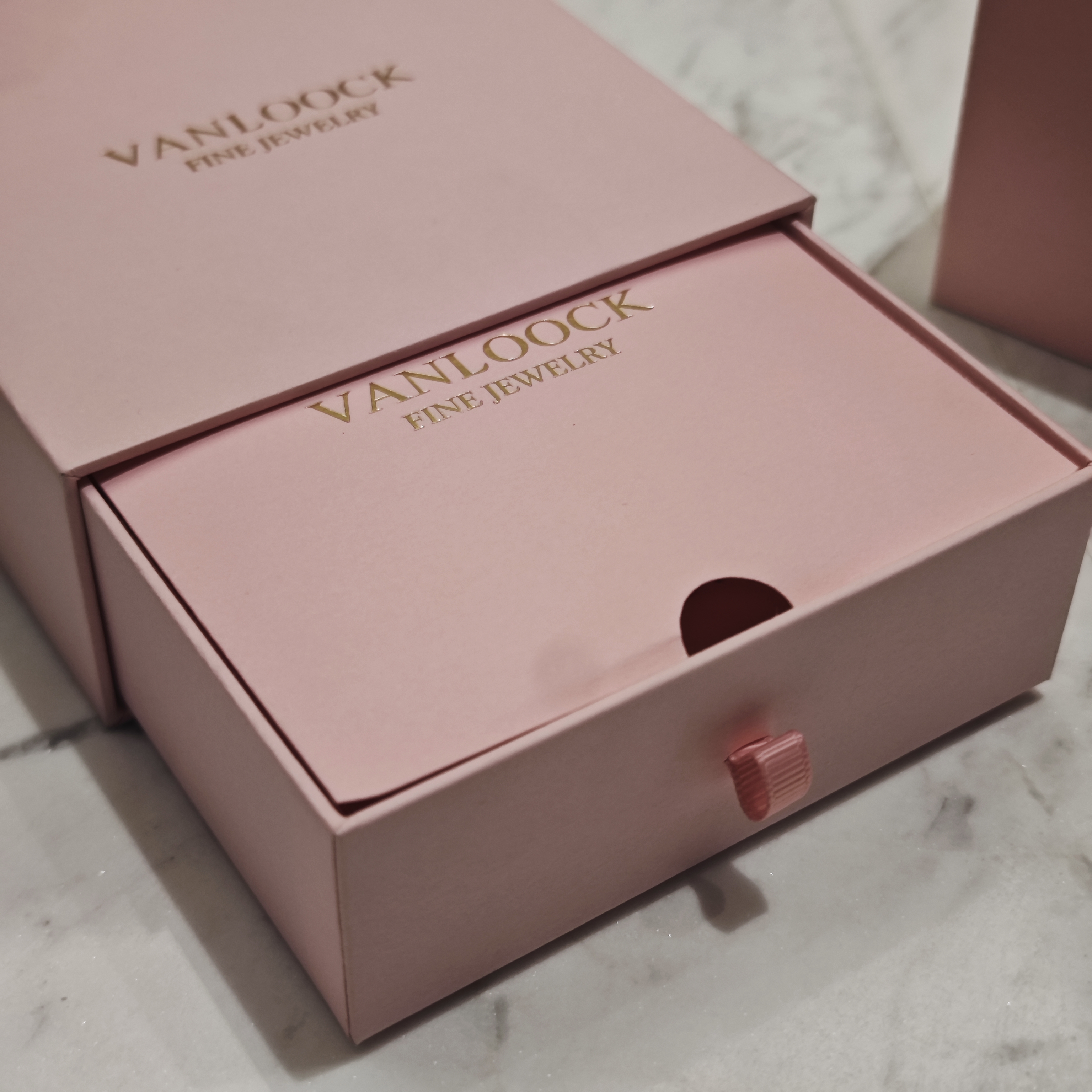 Luxury Pink Jewelry Gift Box with Velvet Interior for Rings Earrings Bracelets, Elegant Packaging for Special Occasions