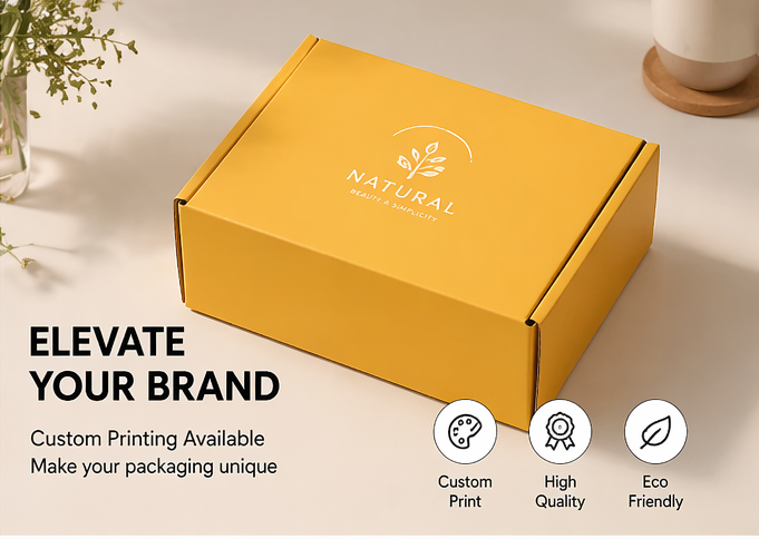 Custom Printed Corrugated Mailer Box Folding Cardboard Packaging Shipping Boxes For E-commerce Packaging