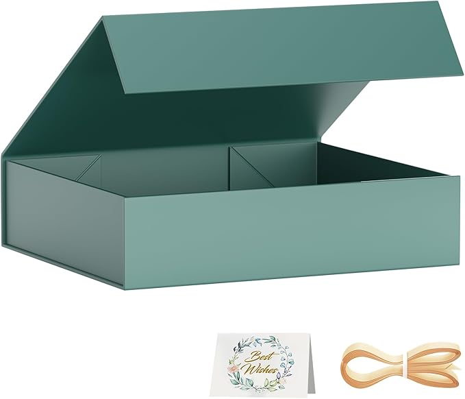 Logo Embossed Matt Laminated Recyclable Luxury Large Burgundy Corrugated Board Foldable Magnetic Closure Customizable Gift Box