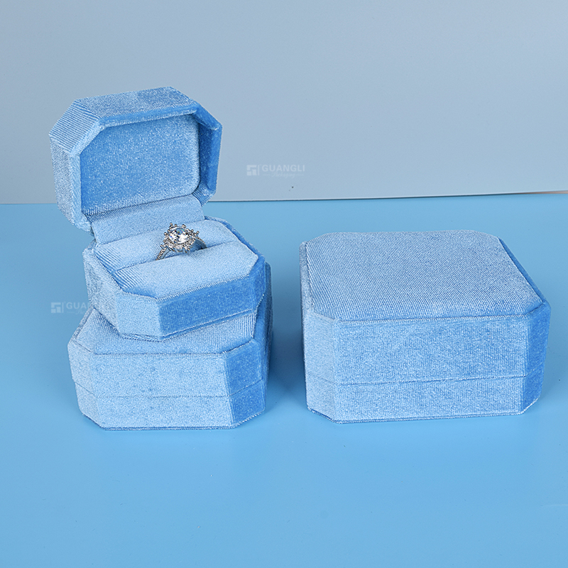 Factory Wholesale Jewelry Gift Box Jewelry Box Velvet Packaging Necklace Bracelet Pendant Ring Box Jewelry