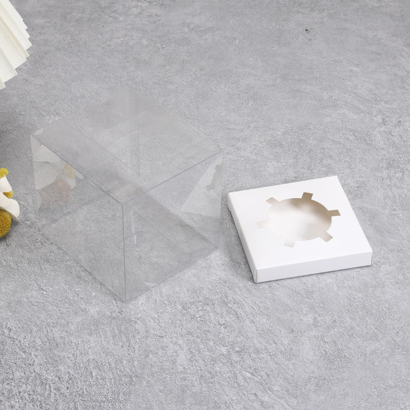 Morchcustomizable Disposable Pet/PP/PVC Cake Gift Box with Clear Plastic Window Lid for Bakery Display and Retail Packaging
