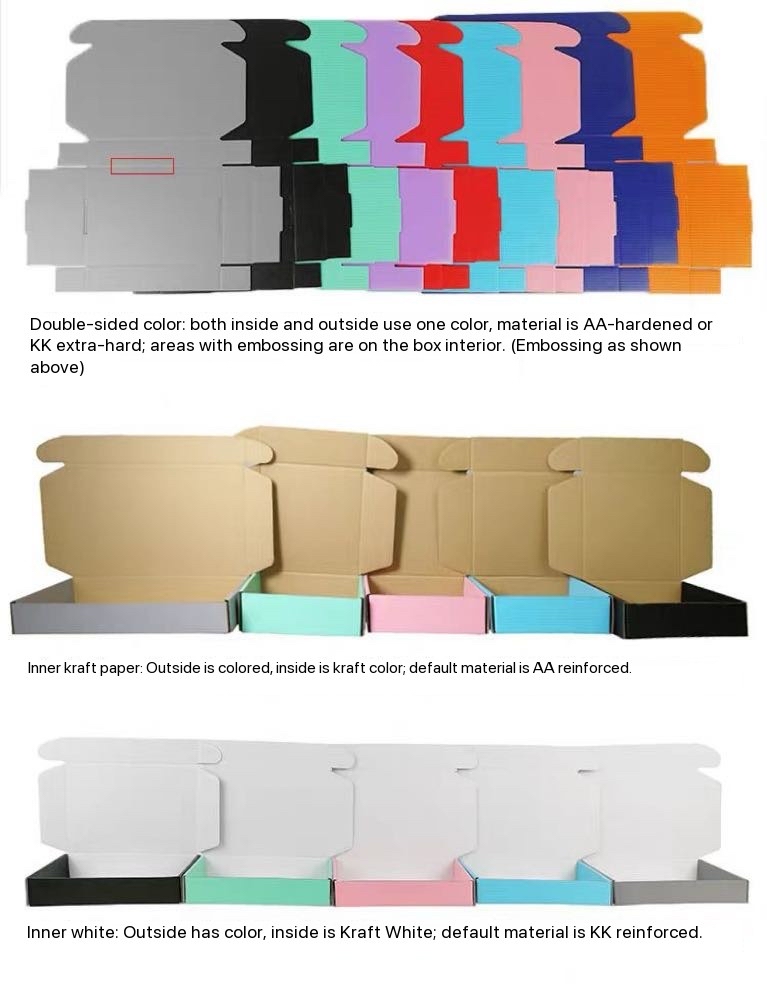 Box material showcase