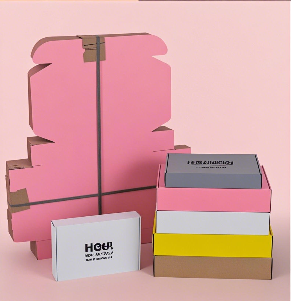 Embossed Corrugated Mailer Box Elegant Mailing Box For High-End Brands