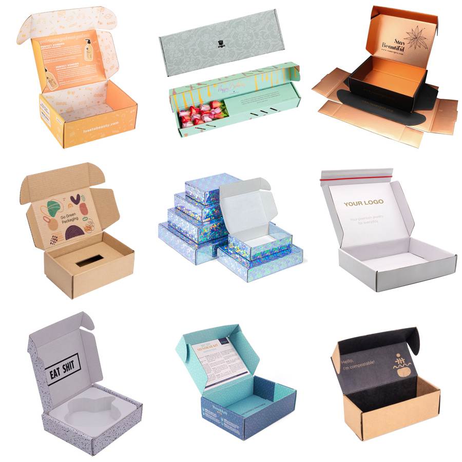 Custom Perfume Subscription Box Luxury Cosmetic Rigid Corrugated Cardboard Mailing Shipping Mailer Gift Box