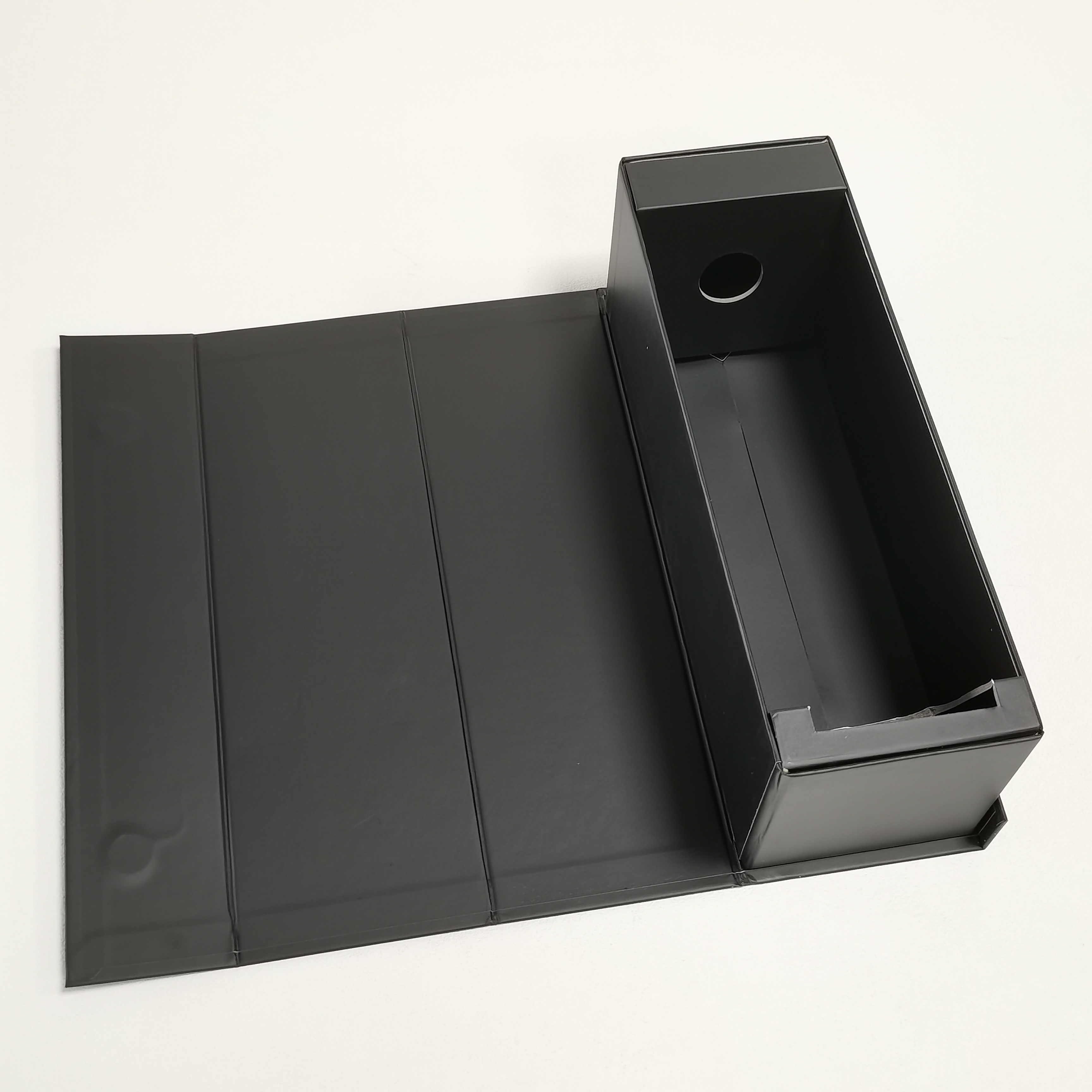 Custom Luxury Magnetic Collapsible Rigid Cardboard Packaging Wedding Drink champagne Whisky Red Wine Glass Bottle Gift Boxes