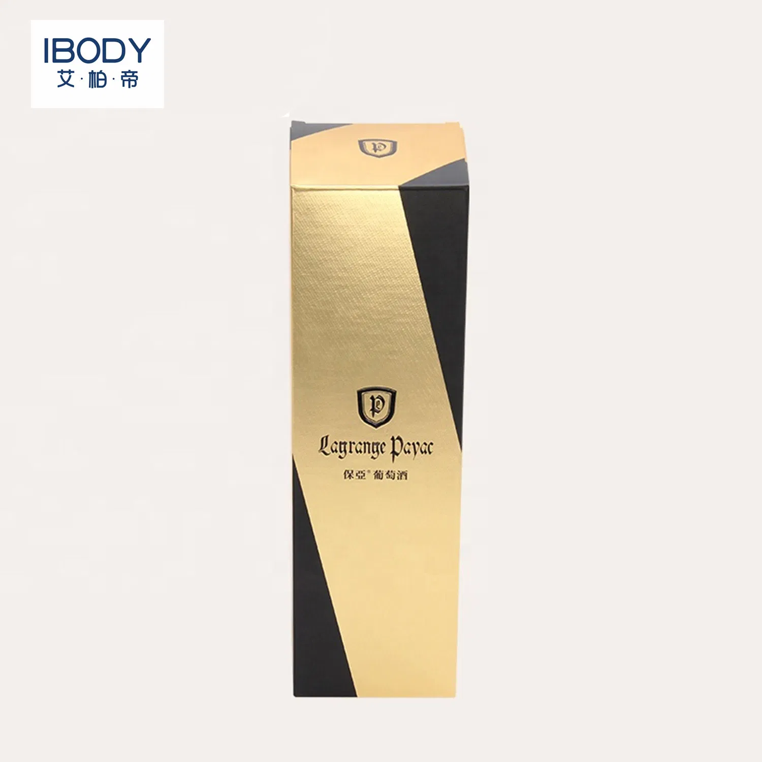 Custom Corrugated Paper Packaging Single Red Wine Bottle Gift Presentation Case Boxes Wholesale Retail Bulk
