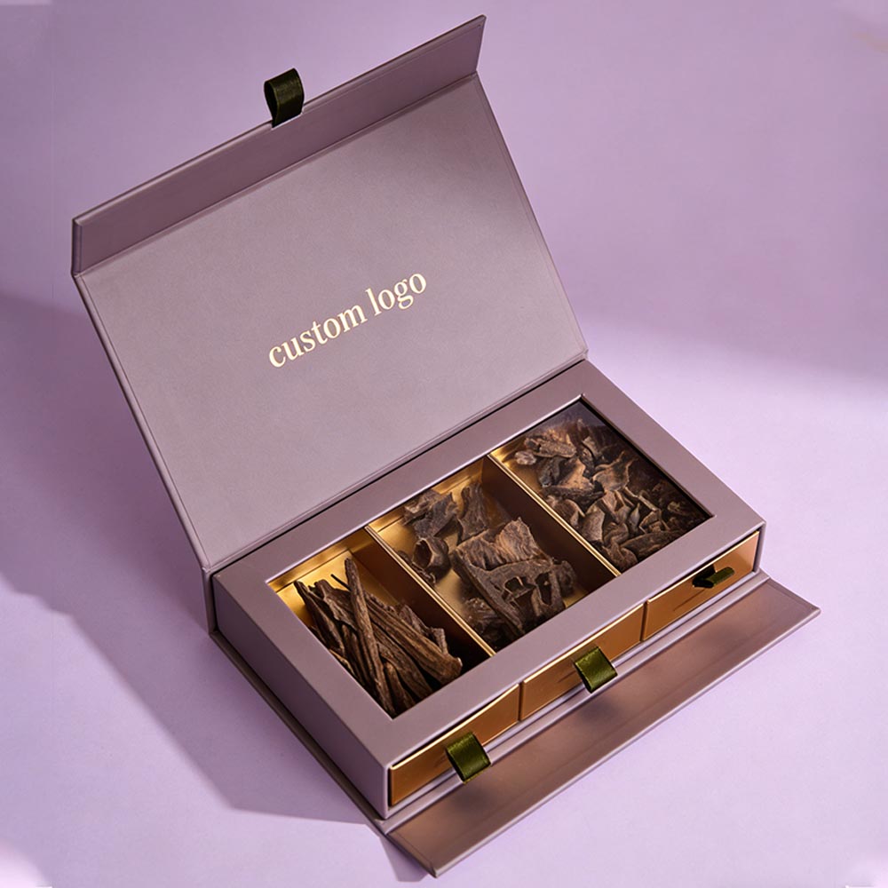 High-End Gift Box For Oud &amp; Perfume Oi Magnetic Closure With Custom Foam Insert Scented Wood &amp; Oil Paper Custom LOGO Box