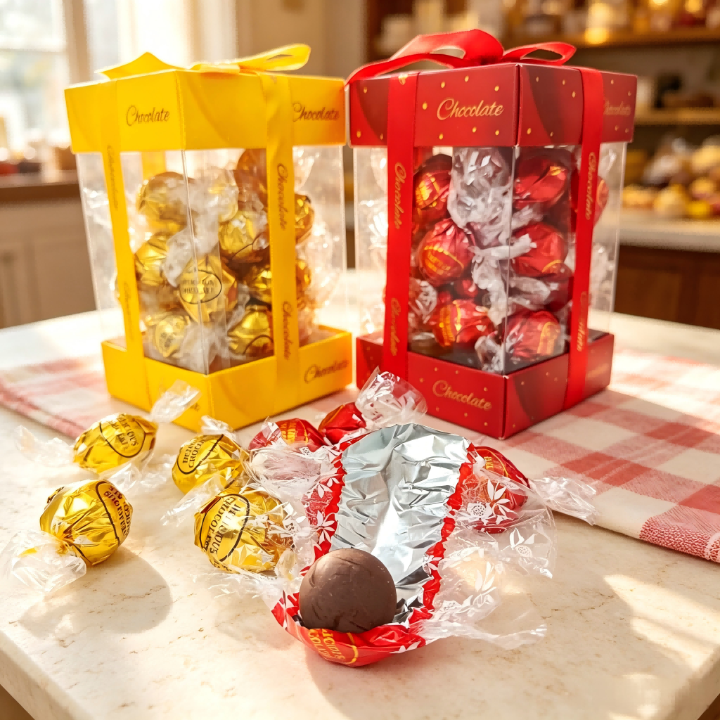 Gift Box Set of Chocolate Balls and Sweet Chocolate Birthday Gift Suitable for Gift Factory Production and Direct Sales