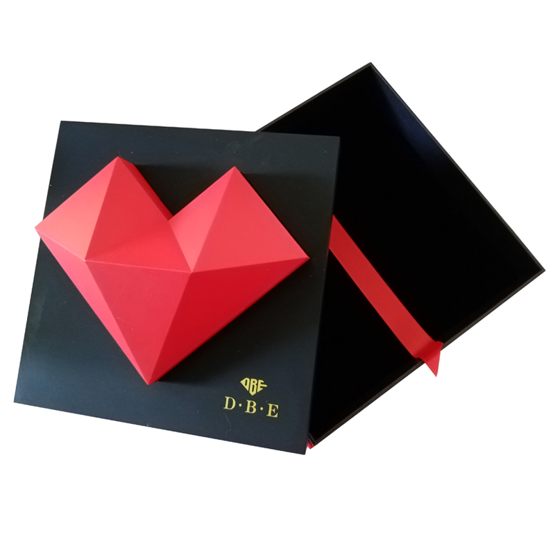 New Arrival Custom Size Luxury Jewelry Packaging Gift Boxes with Kraft Paper Offset Printing Ribbon