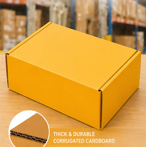 Custom Printed Corrugated Mailer Box Folding Cardboard Packaging Shipping Boxes For E-commerce Packaging