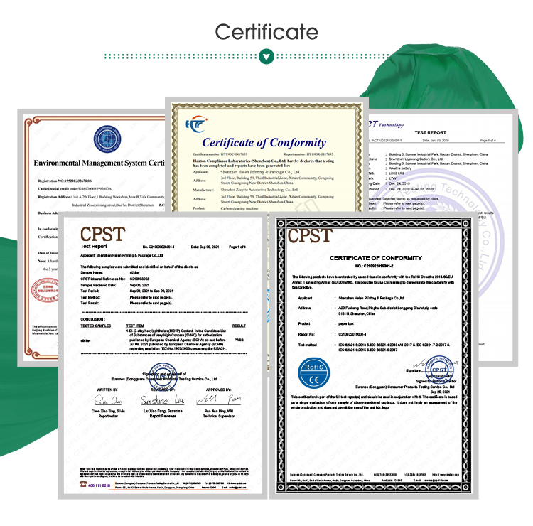 Certifications