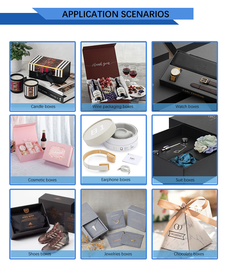 Personalized Design Handmade Recycled Materials Luxury Cardboard Rigid Box Cosmetic Gift Set Matt Lamination Sponge Lining