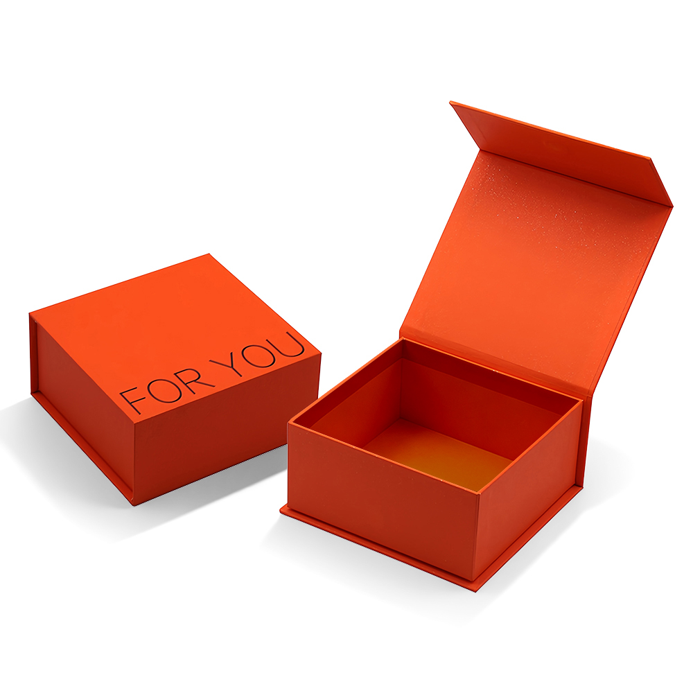 Custom logo Small Book Shape Hard Magnetic Flap Lid Rigid Closure Gift Box Packaging Luxury with Magnetic Closure