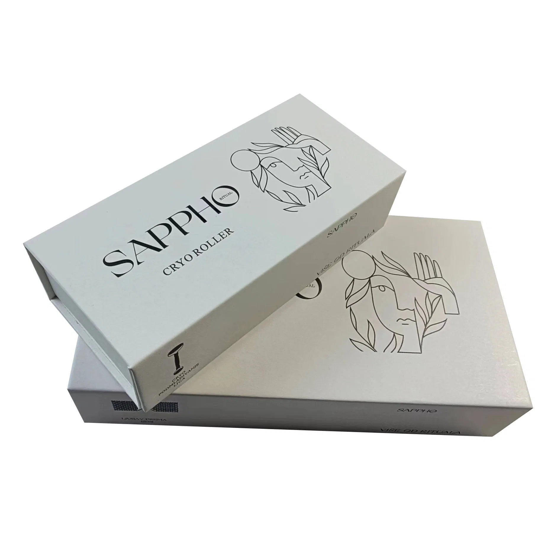 Flip Packaging Cardboard Custom Folding Transportation Custom Magnetic Closure Gift Packaging Suitable for Holiday Business Gifts Skincare Color Packaging Box
