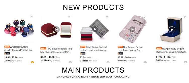 Luxury Jewelry Packing Pendant Ring Box