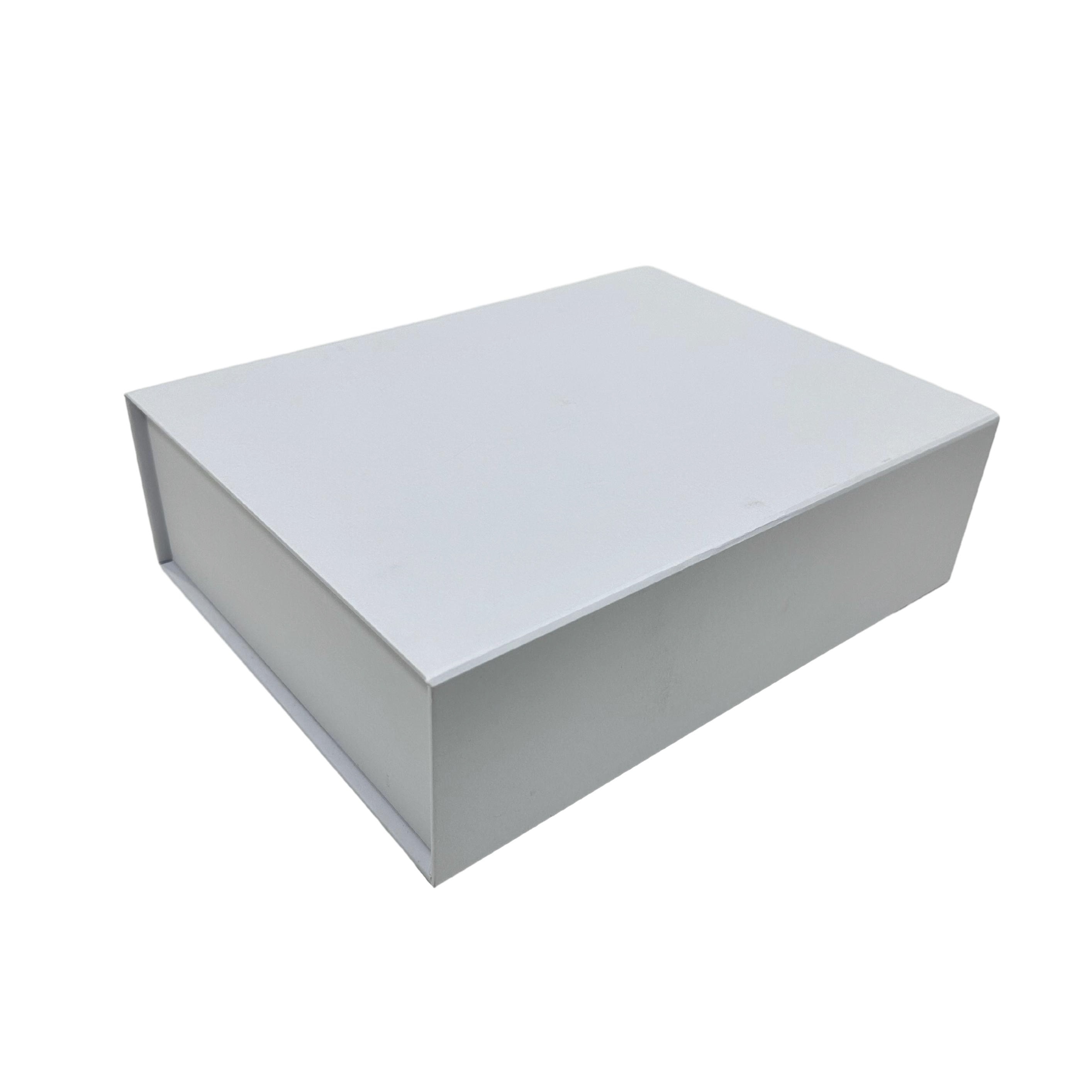 White Food Delicate Appearance Folding Gift Packaging For Magnetic Paper Folding Gift Box With Logo