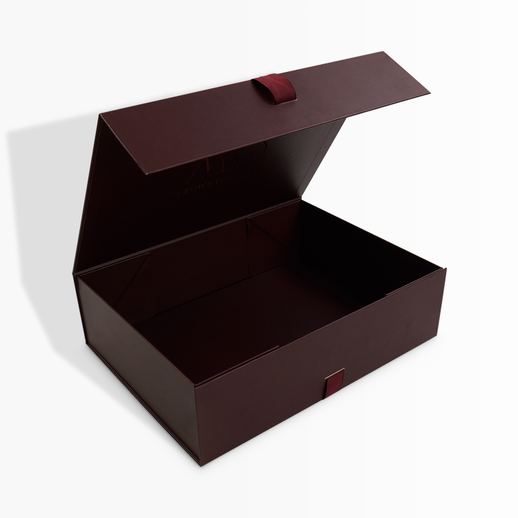 Custom Luxury Foldable Magnetic Gift Box Sturdy Recyclable Paper Boxes Packaging with Ribbon