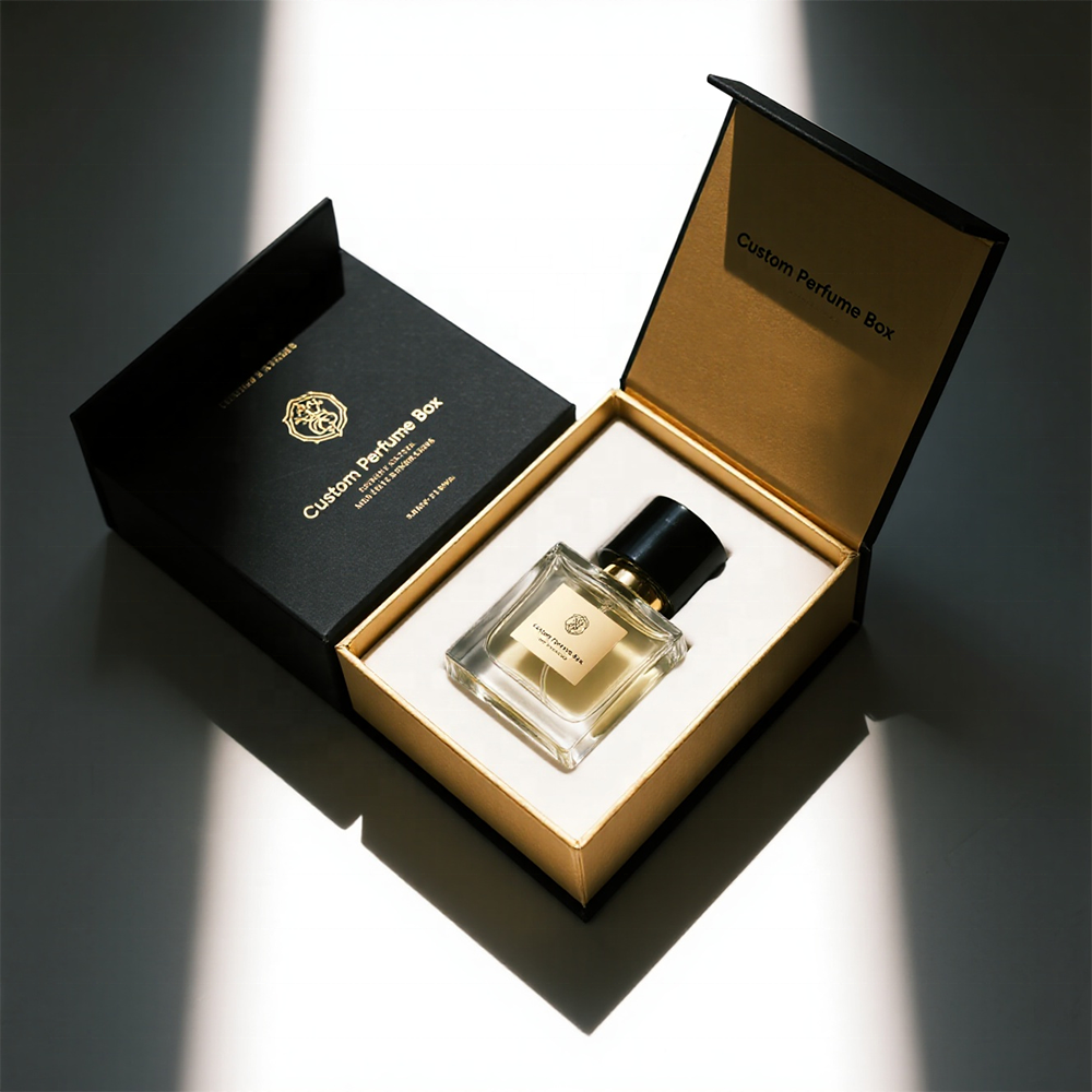 Custom Magnetic Box For Premium Ivory White Gift Box Packaging Of Skincare Set