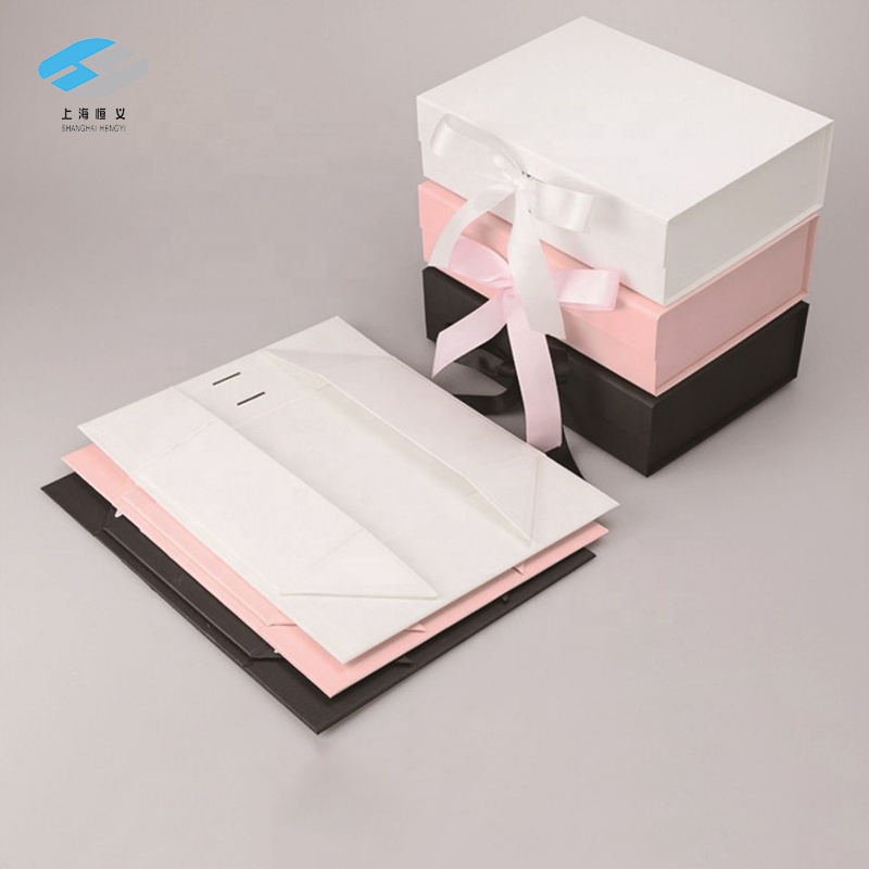Multi-color Bow Magnetic Gift Box Detail Showcase