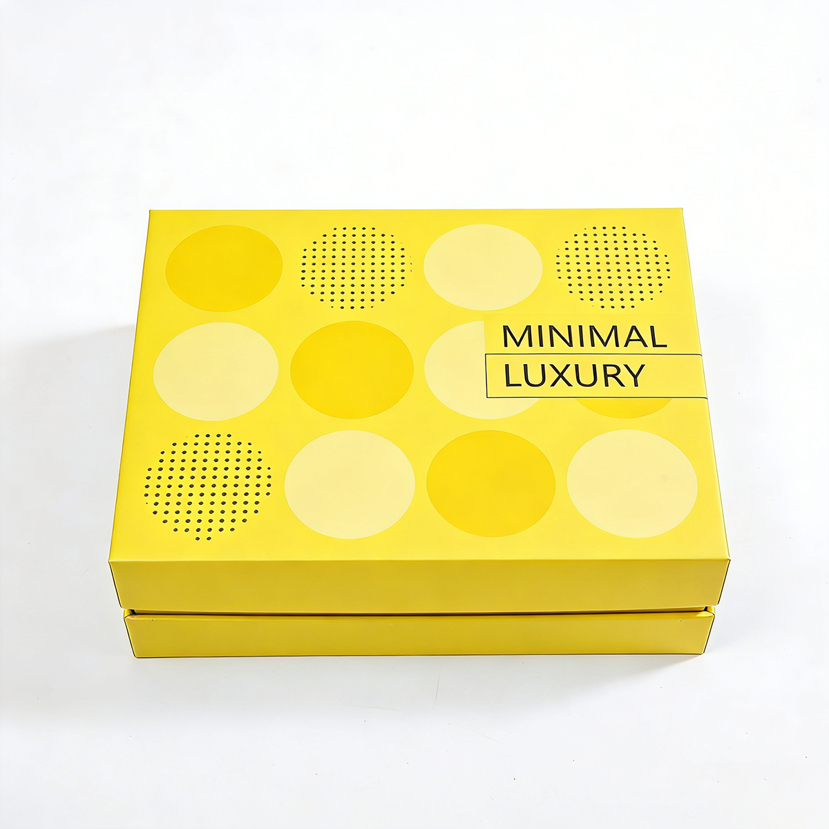 Custom Luxury Greyboard Rigid Gift Box With Detachable Lid for Perfume Cosmetic and Corporate Packaging