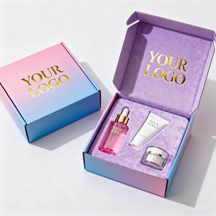 Custom Perfume Subscription Box Luxury Cosmetic Rigid Corrugated Cardboard Mailing Shipping Mailer Gift Box