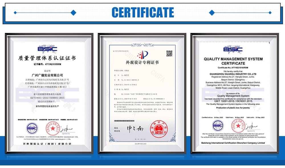 Quality Certificates
