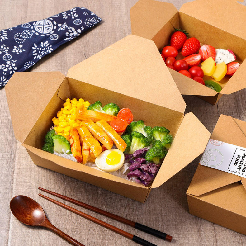 Custom Printed Foldable Kraft Paper Box with Lid for Gift Retail Packaging