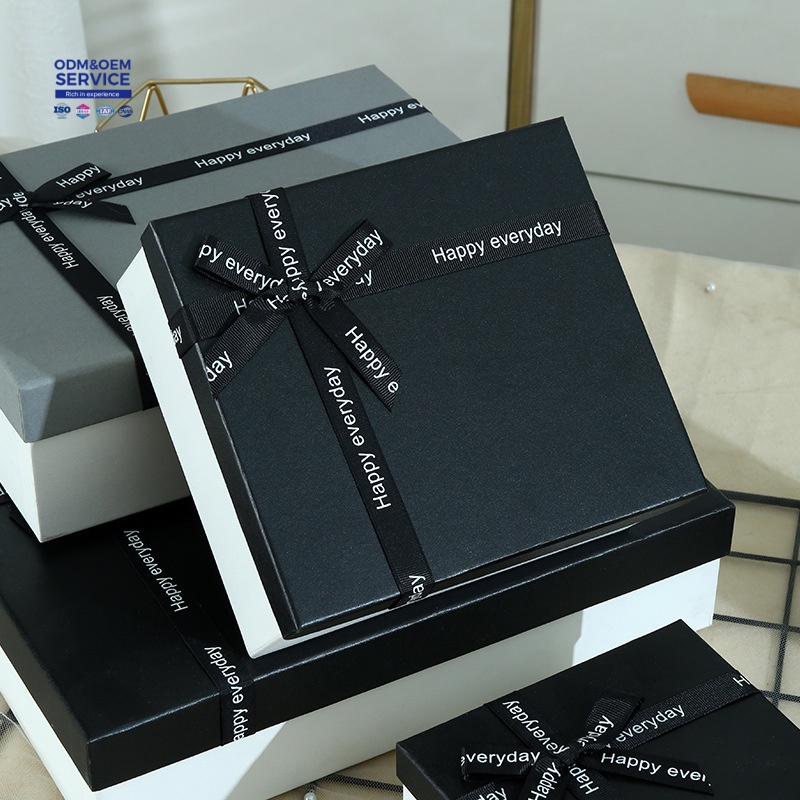 Luxury Rectangle Square Paperboard Gift Storage Box Eco-friendly Recycled Materials Custom Paper Box