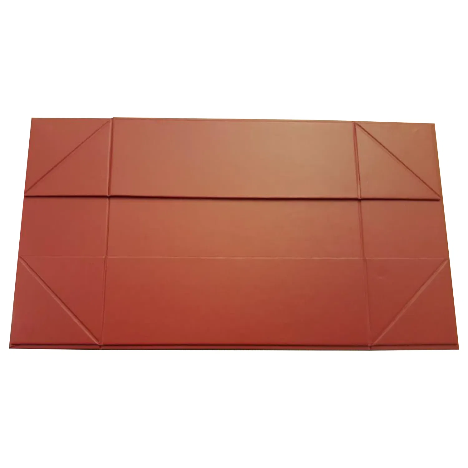 Red Collapsible Folding Paper Gift Box with Magnetic Closure for Wedding Gift