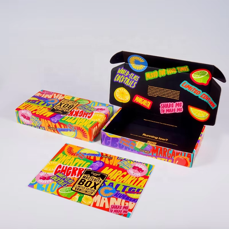Custom Logo Printed Hard Foldable Corrugated Packaging Box Gift Shoes Clothing Shipping Paper Packaging Boxes