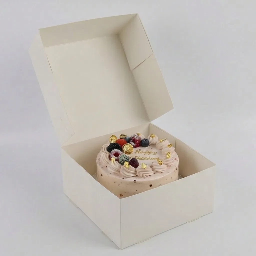 Custom Biodegradable Cake Box/Cupcake Box/Cake Food Packaging/Cookie Gift Box/Color Carton/Gift Packaging Box