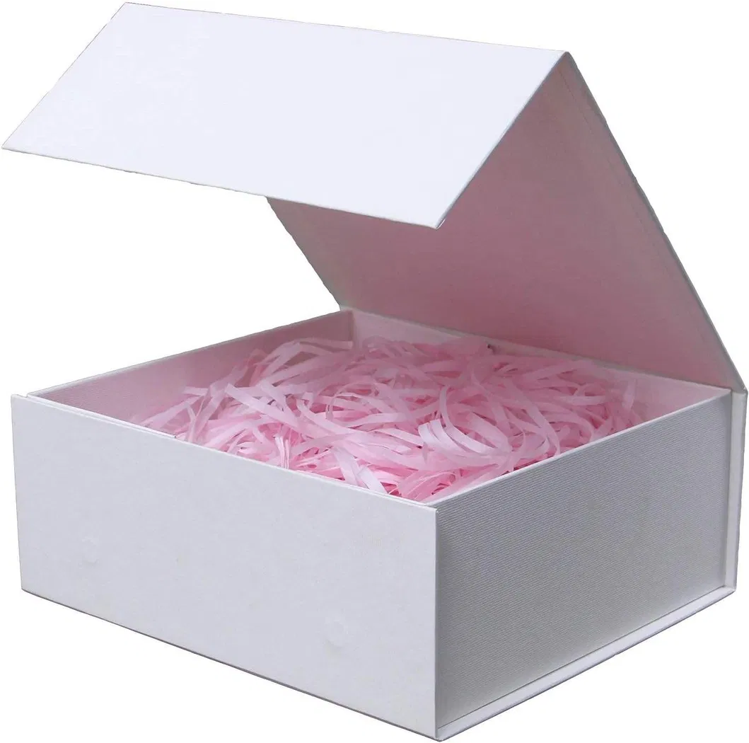 Custom Luxury Magnet White Collapsible Storage Present Wedding Christmas Birthday Gift Packaging Box